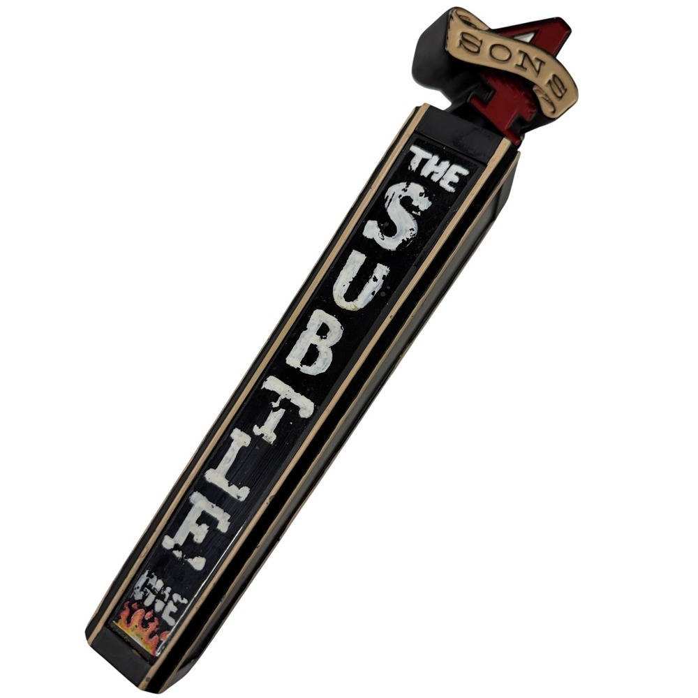 4 Sons Brewing The Subtle Fire Beer Tap Handle